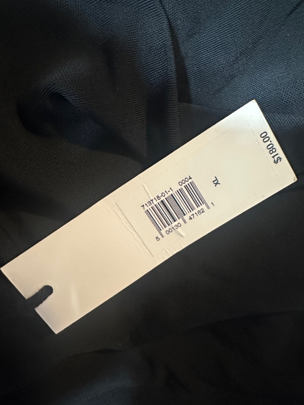 NEW! BANANA REPUBLIC BLACK JERSEY KNIT ASYMMETRICAL DRAPED MAXI DRESS 🧬 - Picture 10 of 11